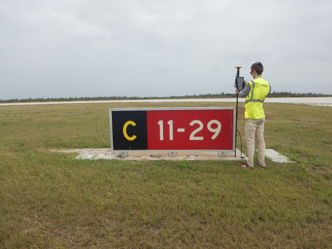 measuring airfield visual aids